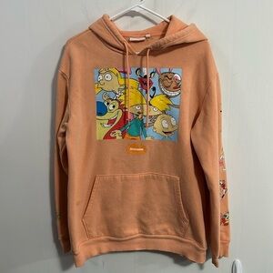 Nickelodeon Hoodie Men Sz Large, Women XL, good condition not perfect